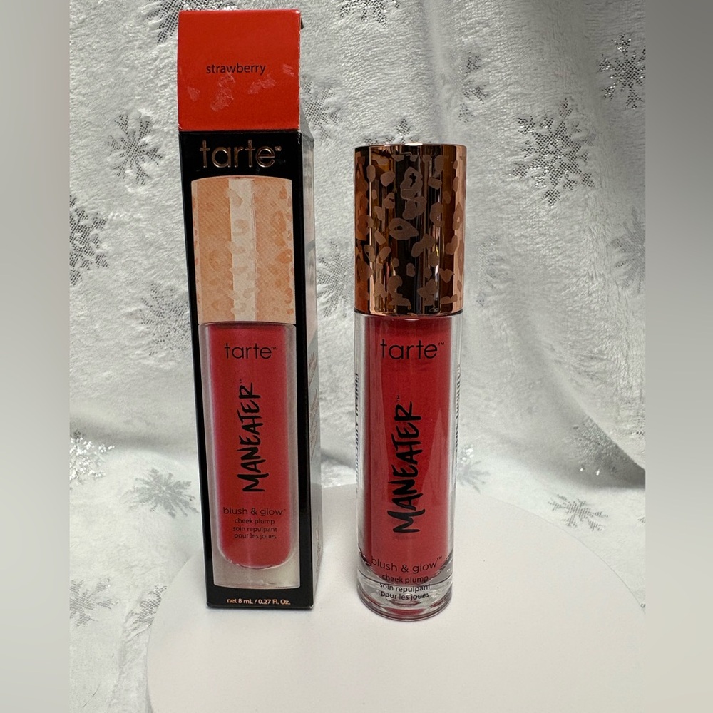 Tarte Maneater Blush & Glow Cheek plump in Strawberry 8ML